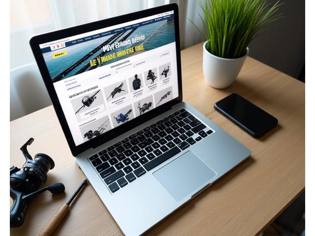 Expertly curated collection of fishing rods, reels, and tackle displayed in a modern online catalog interface.