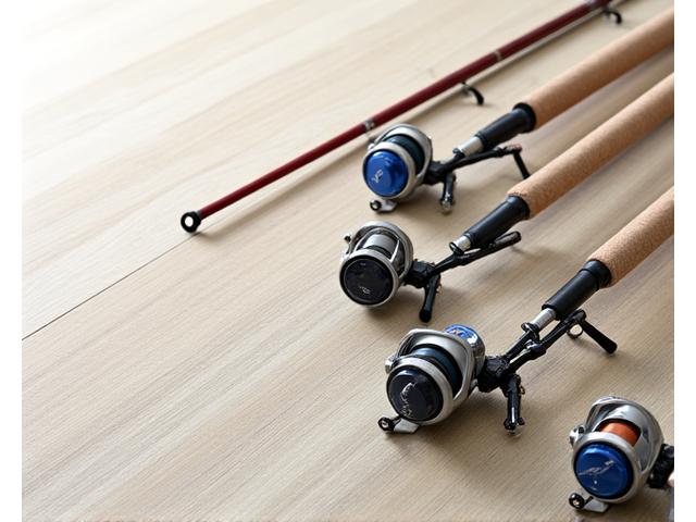 Assortment of high-quality fishing rods and reels