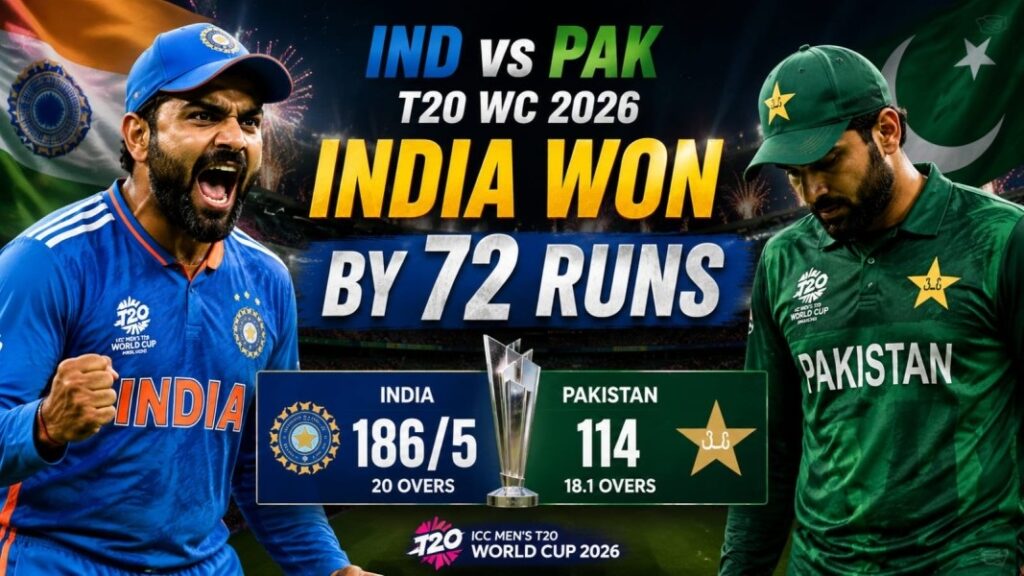 India vs Pakistan T20 World Cup 2026