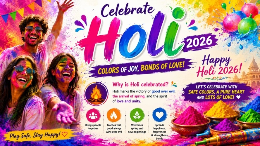 Celebrate Holi 2026