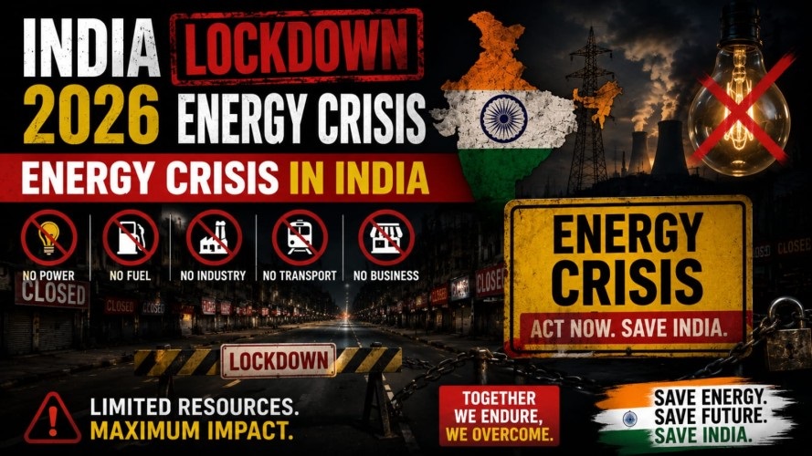 India Lockdown 2026 Energy Crisis