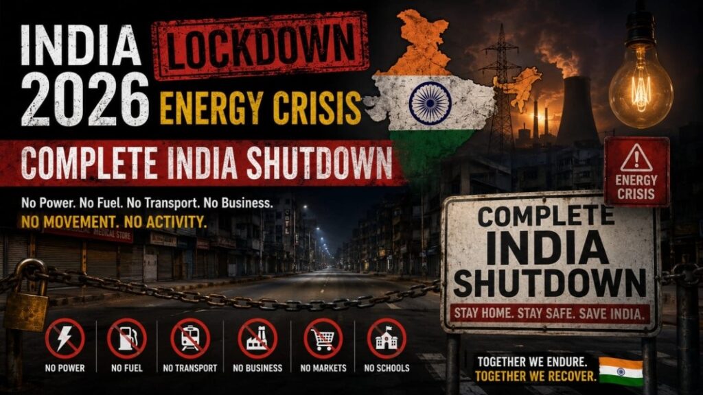 India Lockdown 2026 Energy Crisis