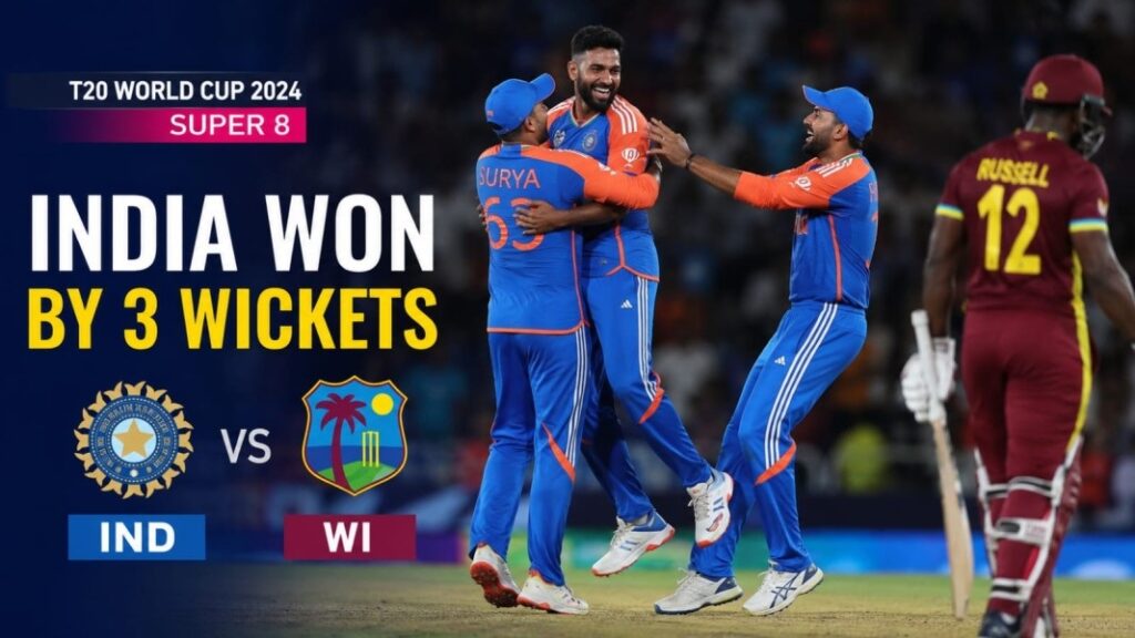 India and West Indies Super 8 Fight
