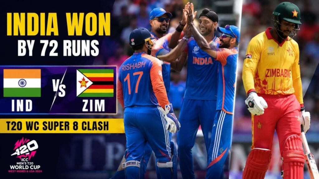 India vs Zimbabwe Super 8 Clash