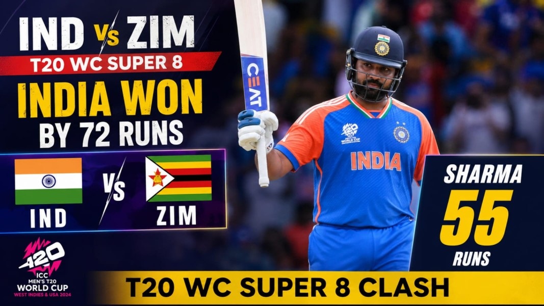 India vs Zimbabwe Super 8 Clash