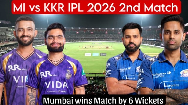 MI vs KKR IPL 2026 2nd Match