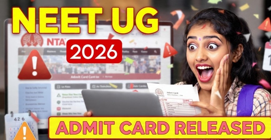 NEET UG Admit Card 2026 Released
