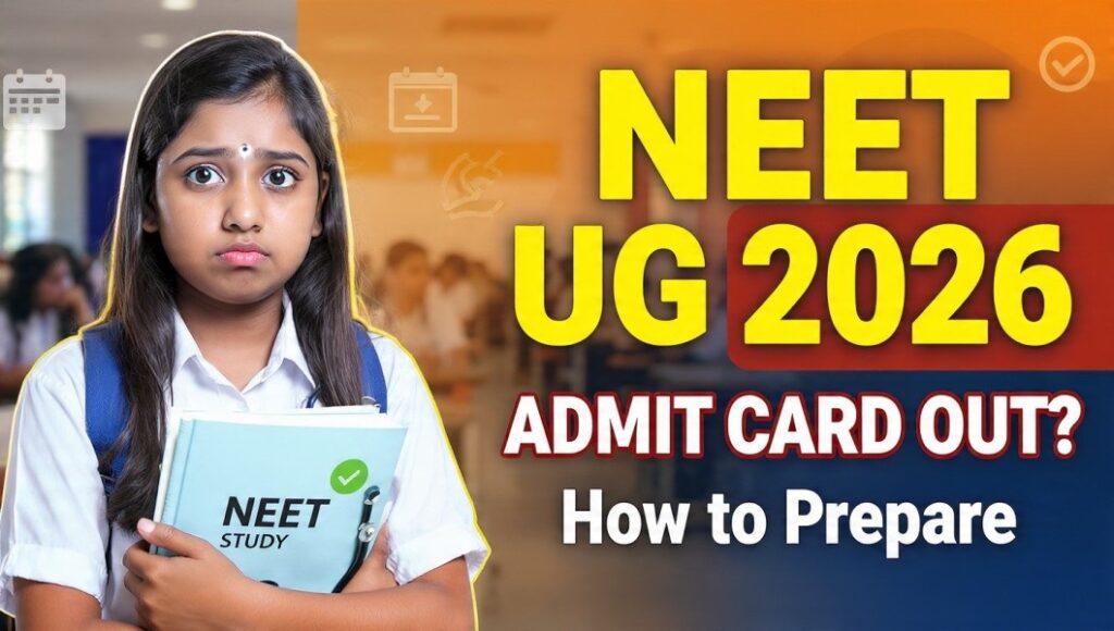 NEET UG Admit Card 2026 Released