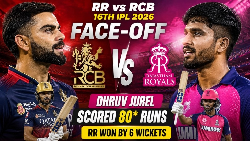 RR vs RCB 16th IPL 2026 Argument