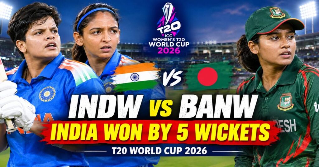 IndW vs BanW Fight T20 World Cup 2026