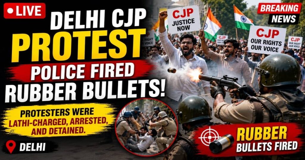 Delhi CJP Protest Against Modi Government