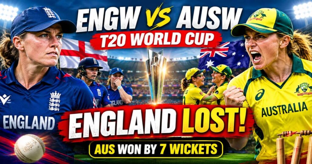 EngW vs AusW Fight T20 WC Final 2026
