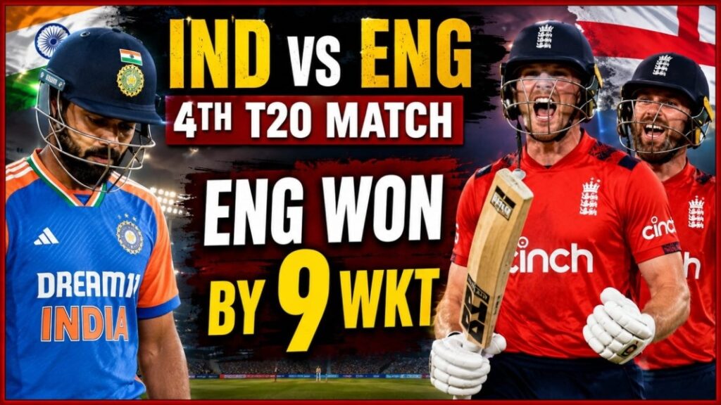 India vs England 4th T20 Match