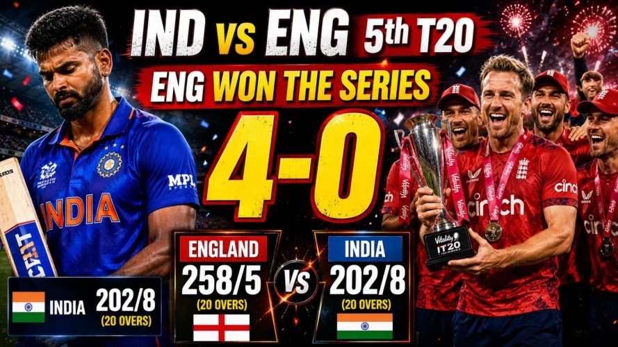 India vs England 5th T20 Match