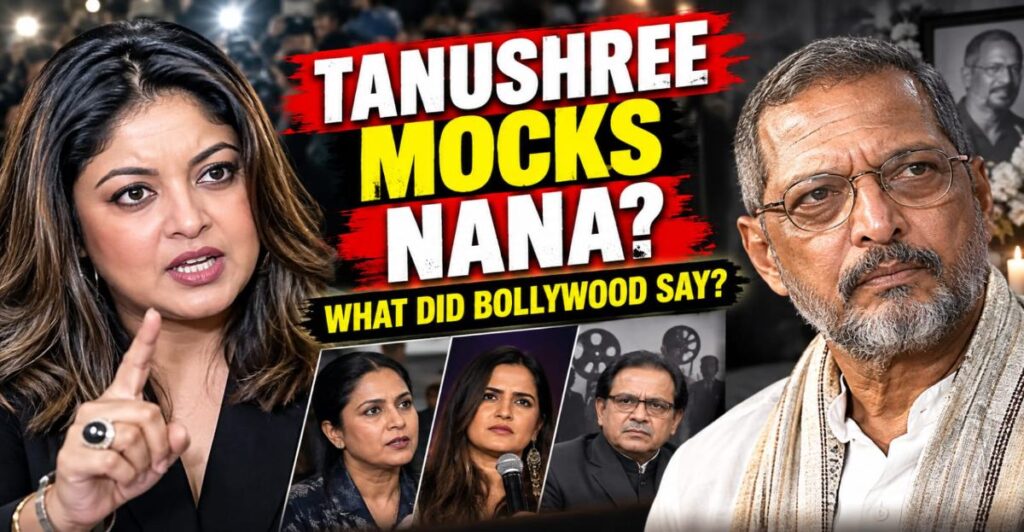 Tanushree Dutta referred to Nana as an Evil Dead.